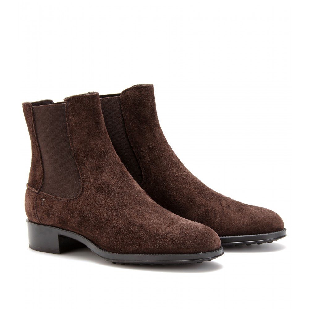 tod's suede chelsea boots