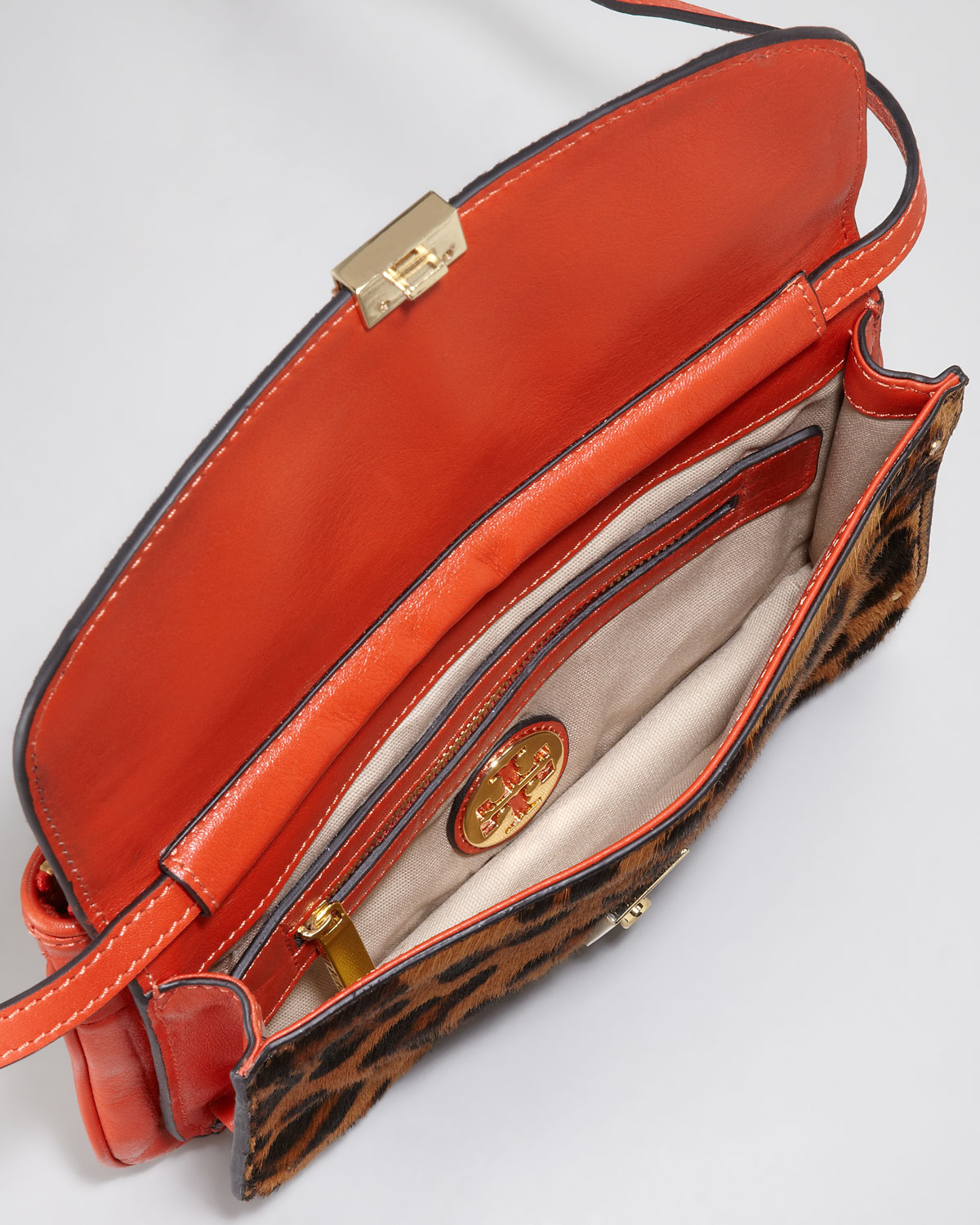 Tory Burch Priscilla Clutch in Leopard - Lyst