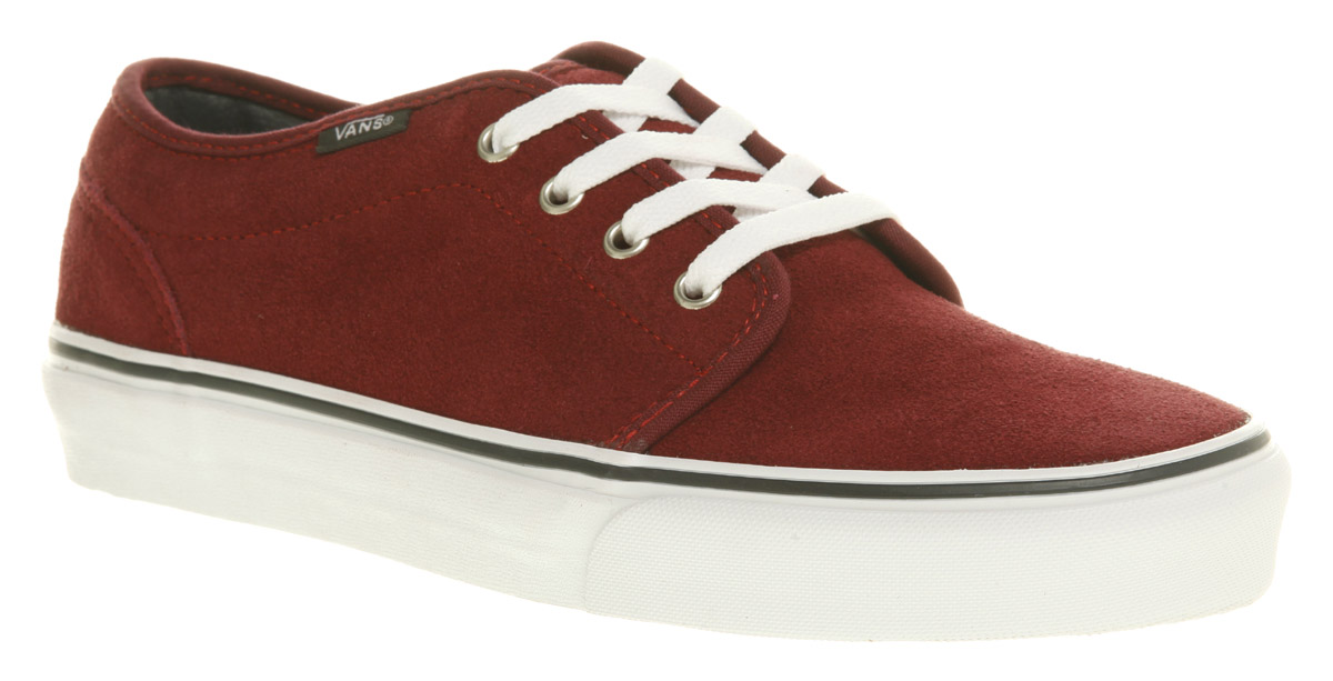 vans vulcanized red