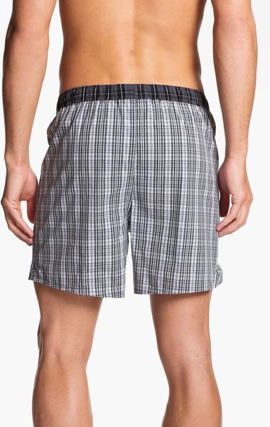 Coopers By Jockey Woven Boxer Shorts in Gray for Men (alex black white ...