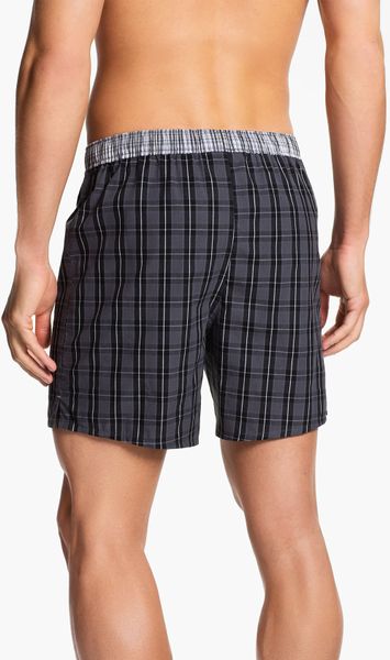 Coopers By Jockey Woven Boxer Shorts in Gray for Men (brigidere black ...