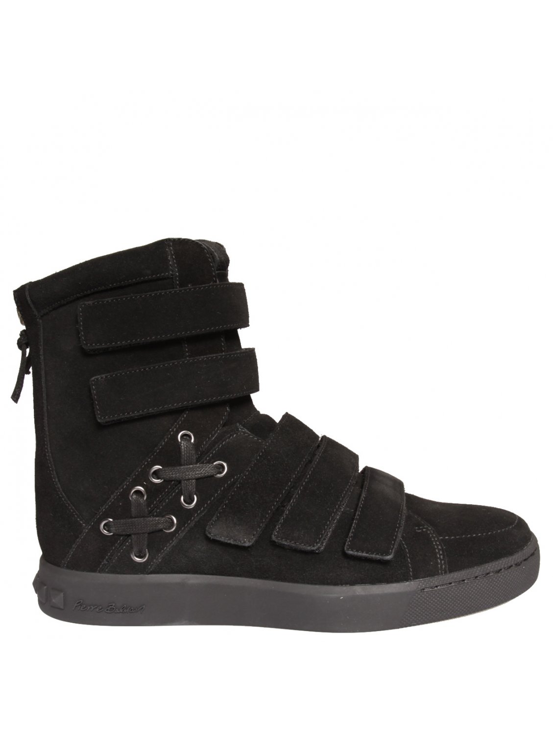 velcro high top trainers