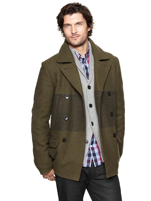 gap pea coat men