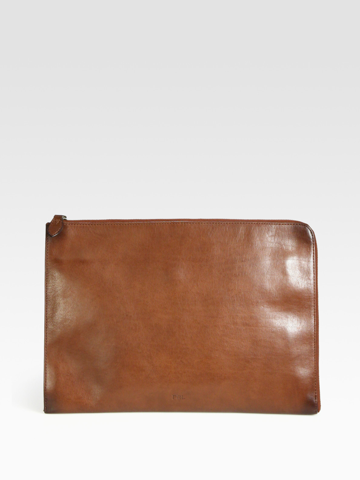 Polo Ralph Lauren Leather Portfolio in Brown for Men | Lyst