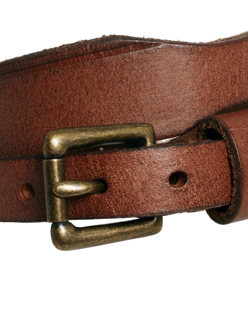 Polo Ralph Lauren Leather Strap Bracelet in Brown for Men Lyst