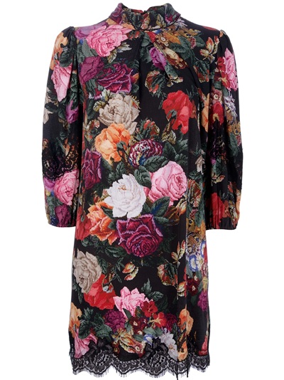 Dolce & Gabbana Floral Dress in Floral | Lyst