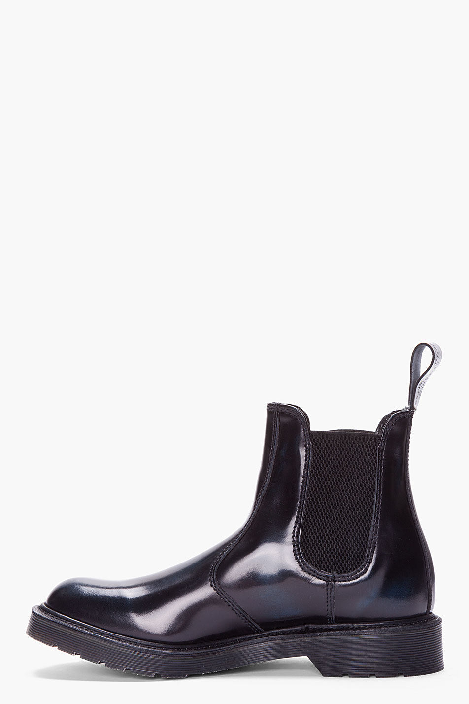 Dr. Martens Black Patent Leather Chelsea Boots for Men - Lyst