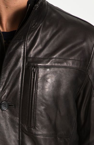 Marc New York By Andrew Marc Liam Leather Jacket in Black for Men | Lyst