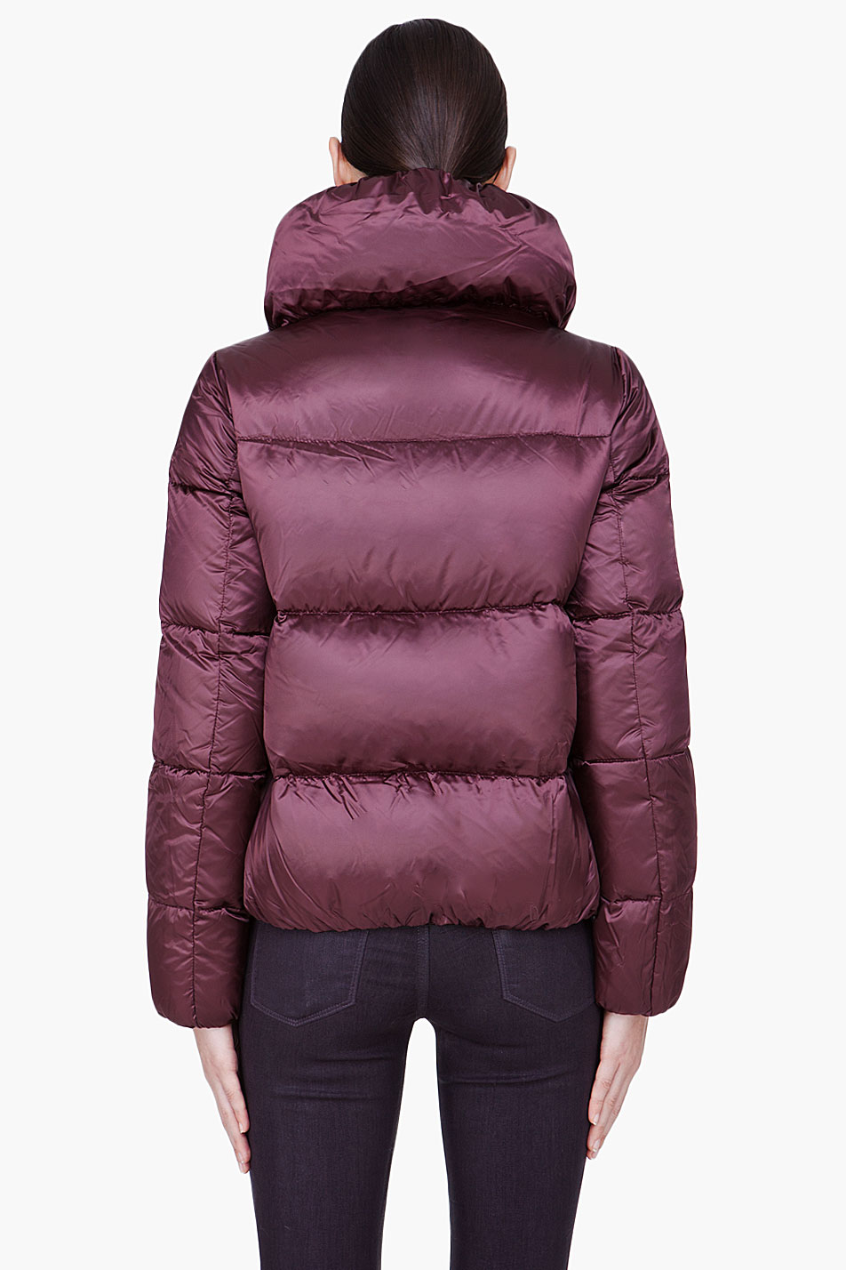 Moncler Burgundy Padded Erable Jacket in Purple - Lyst