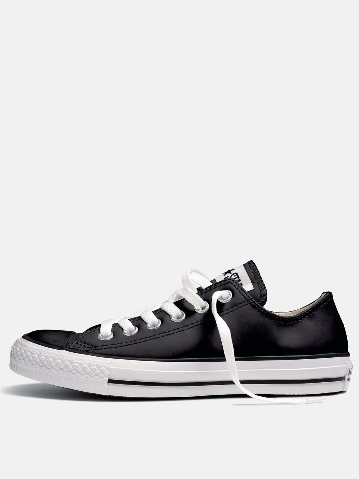 Converse Converse Mens Chuck Taylor All Star Leather Ox High Plimsolls ...