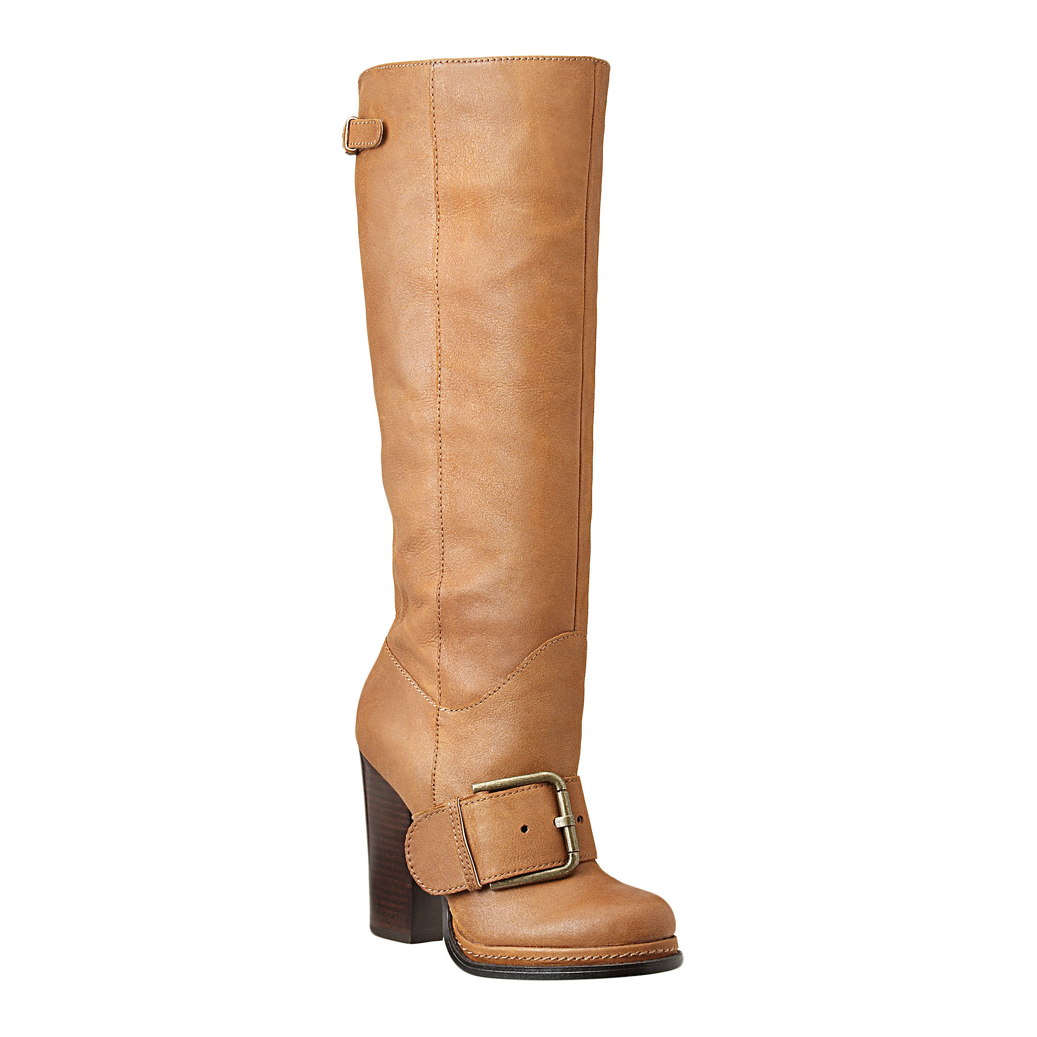nine west cognac booties