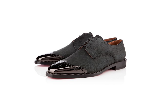 Christian louboutin Gareth Zip Mens Flat in Gray for Men (steel ...  