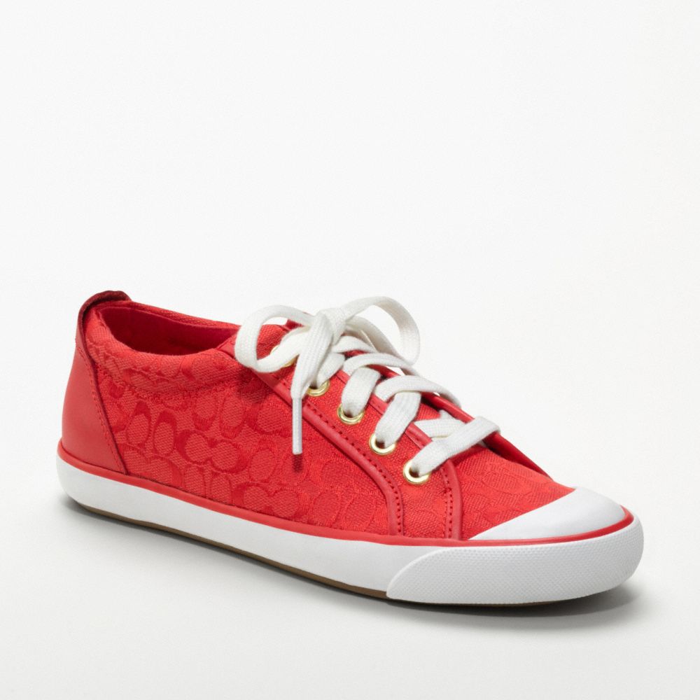 COACH Barrett Sneaker in Red | Lyst