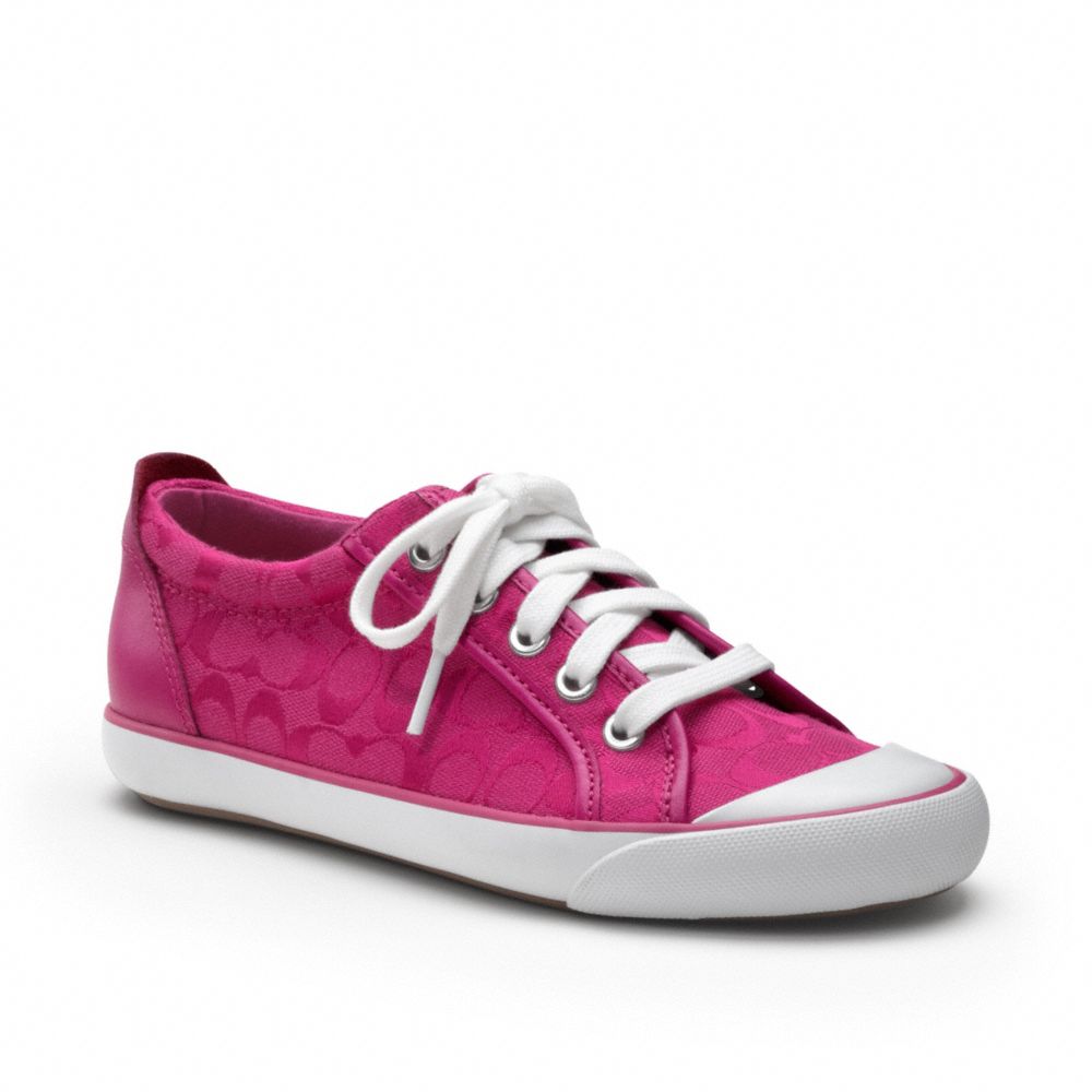 coach classic canvas barrett sneakers
