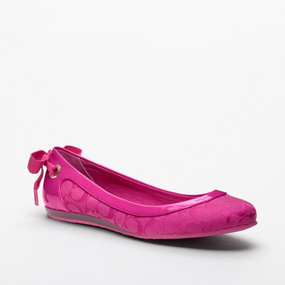 fuchsia pink flats