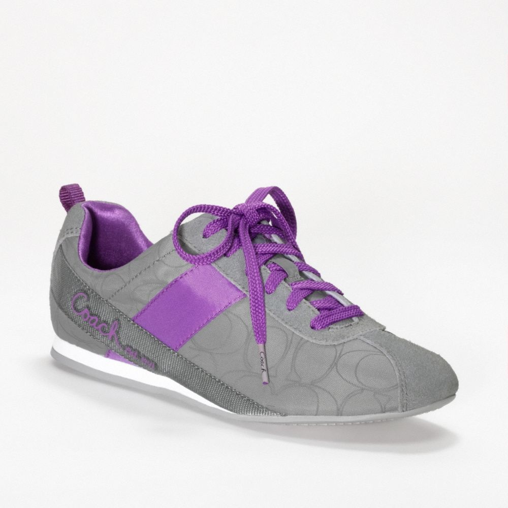 Coach Hadley Sneaker in Gray Lyst Coach Hadley Sneaker in Gray Lyst