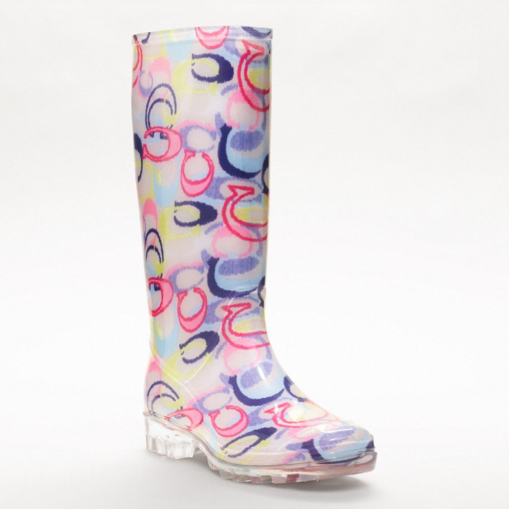 coach pixy rain boots