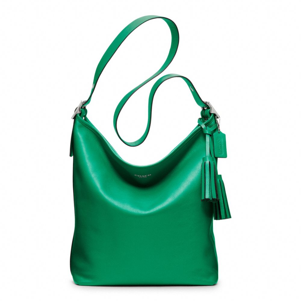 COACH Legacy Leather Large Duffle in Green | Lyst