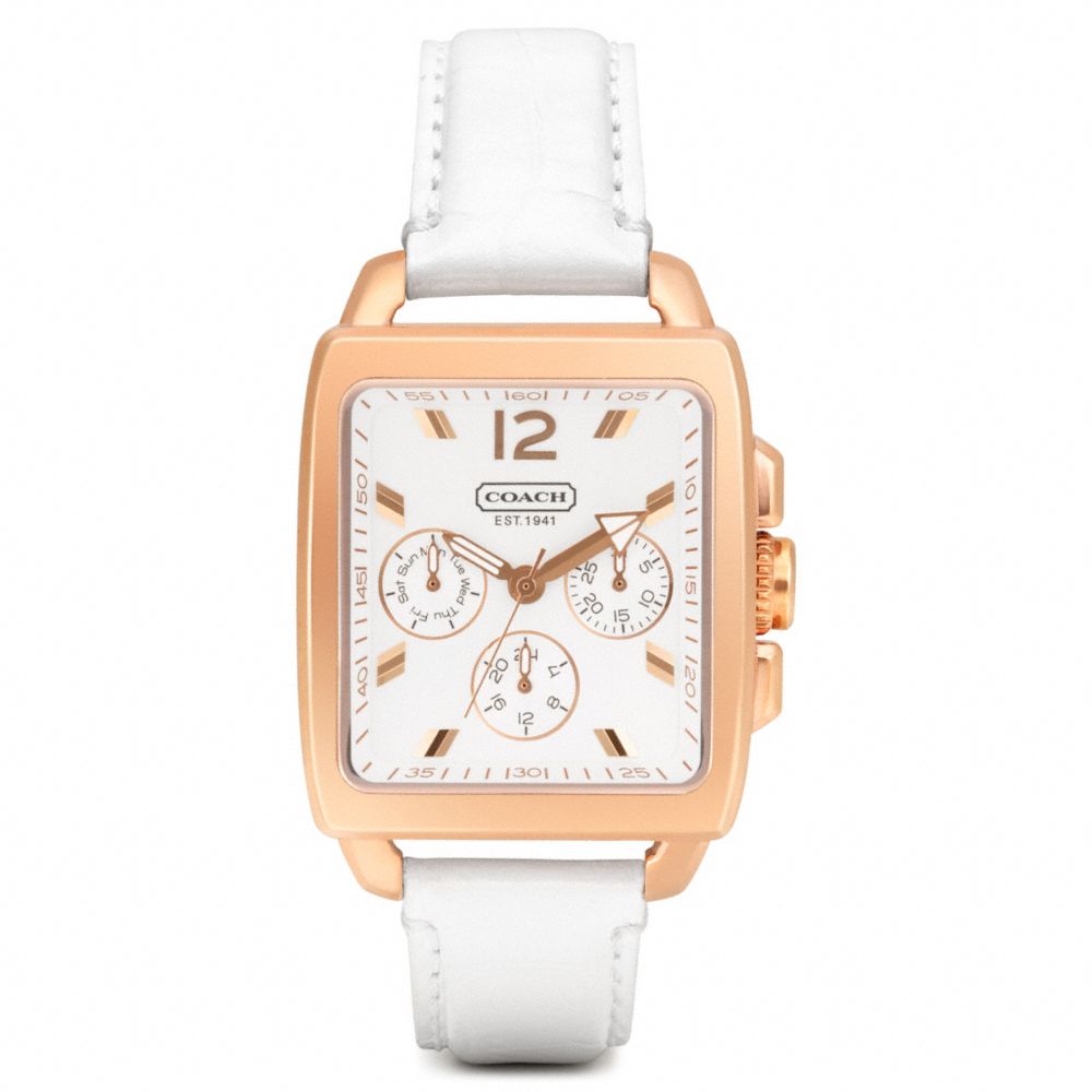 coach square watch