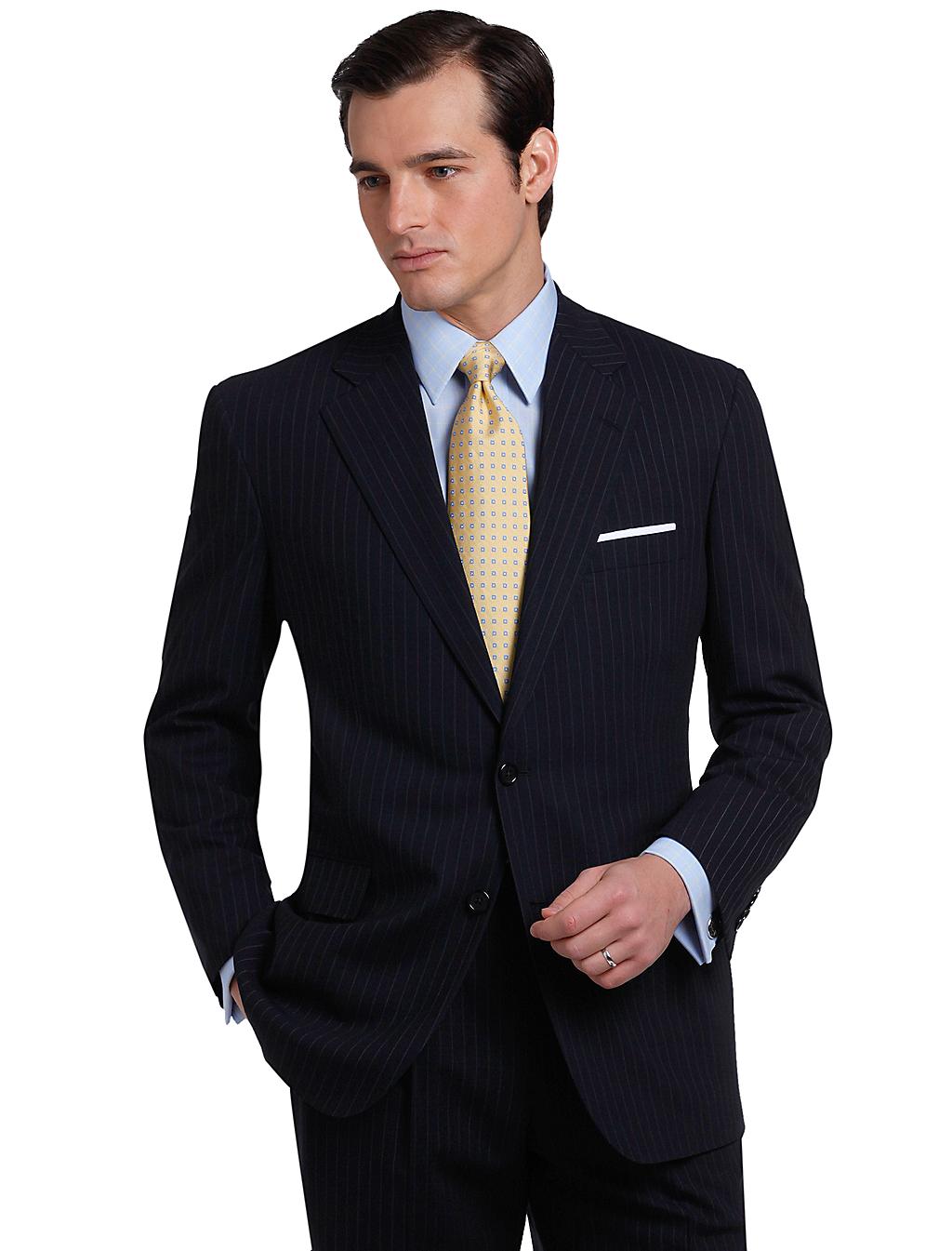 brooks brothers pinstripe suit