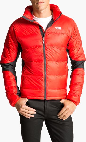 The North Face Crimptastic Hybrid Down Jacket in Red for Men (fiery red ...