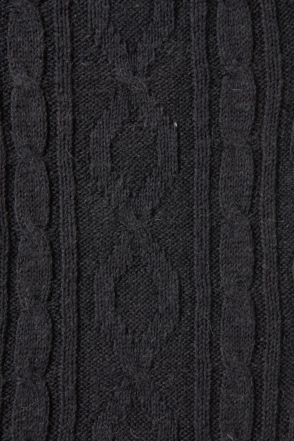 black cable knit leggings