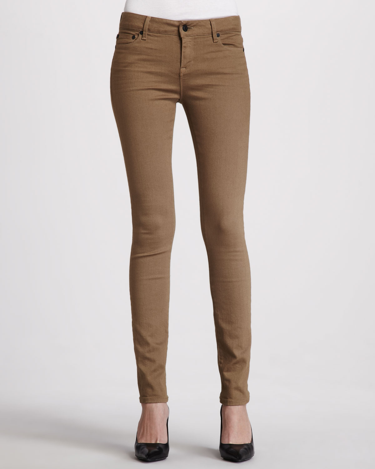 skinny jean khaki pants