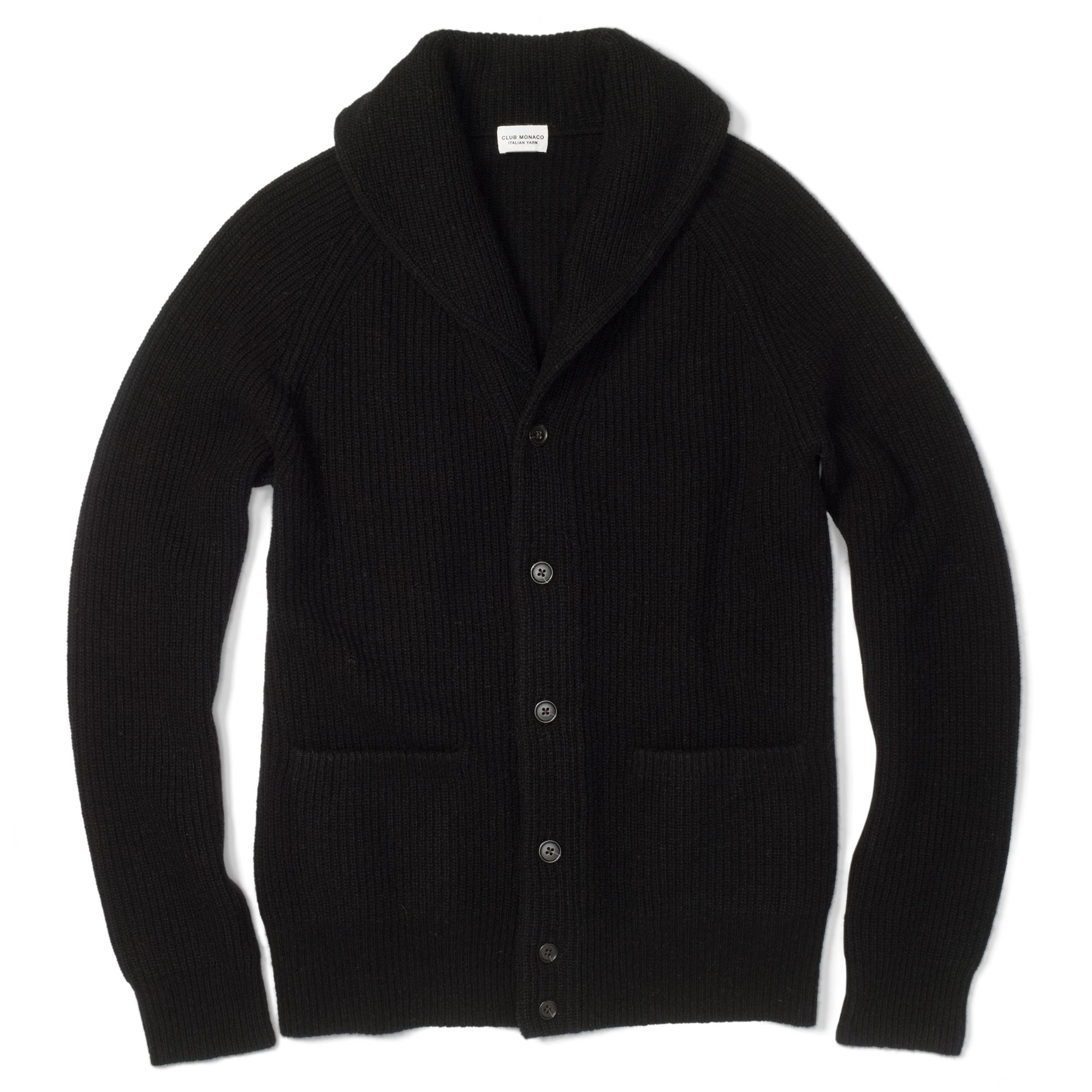 merino shawl cardigan