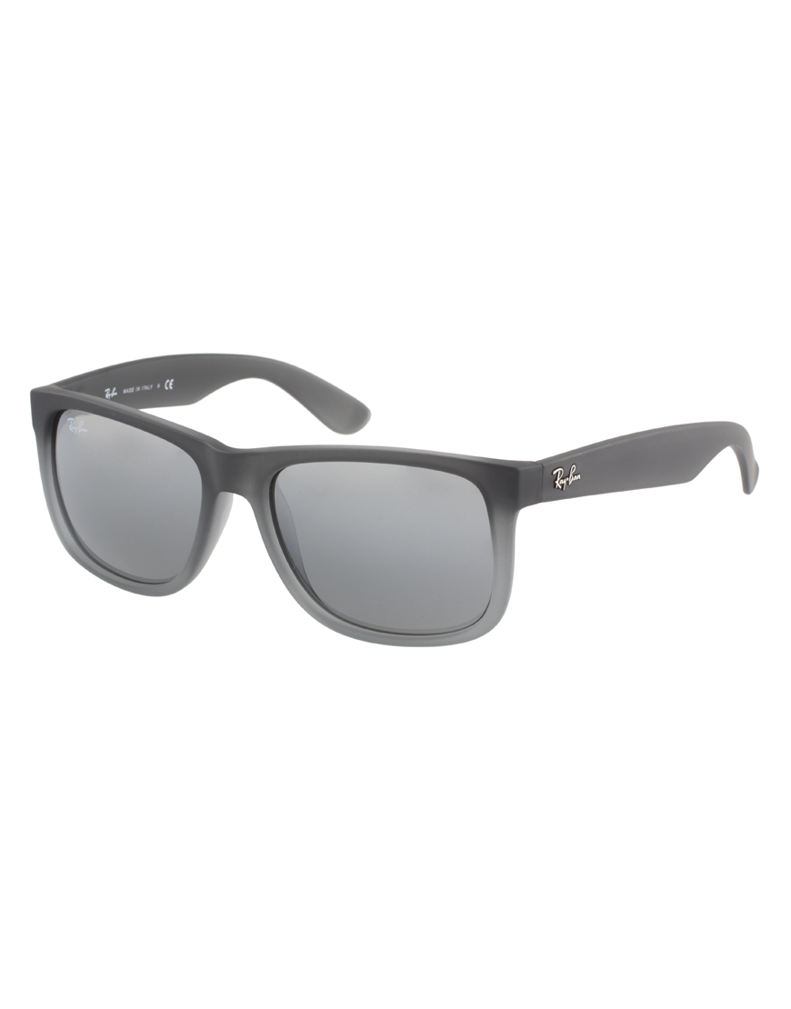 Ray Ban Wayfarer Sunglasses In Grey Gray For Men Lyst Ray Ban Wayfarer Sunglasses In Grey Gray For Men Lyst