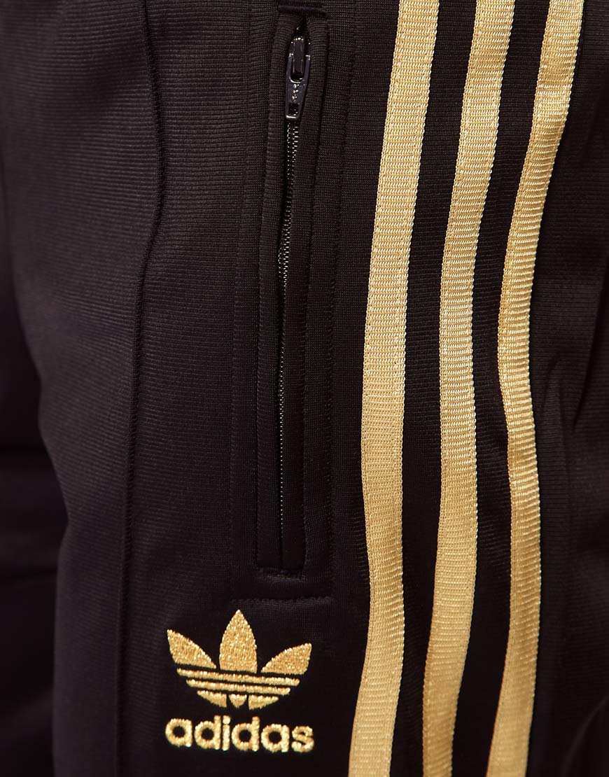 adidas Firebird Track Pants in Brown - Lyst
