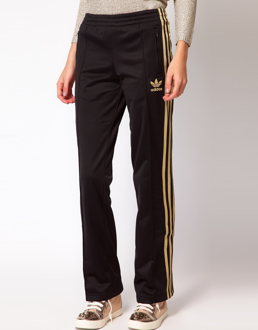 adidas Firebird Track Pants in Brown | Lyst