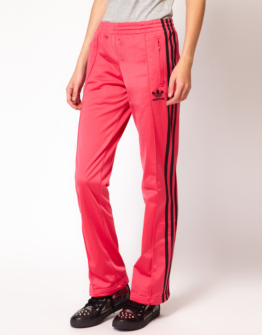 adidas Firebird Track Pant in Pink | Lyst