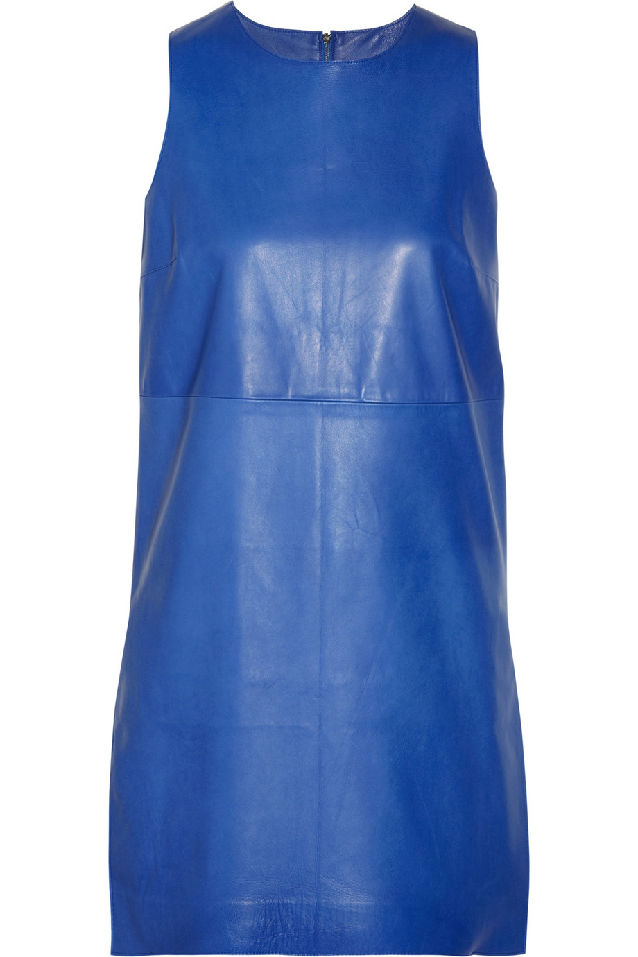 Lyst - Richard Nicoll Leather Mini Dress in Blue