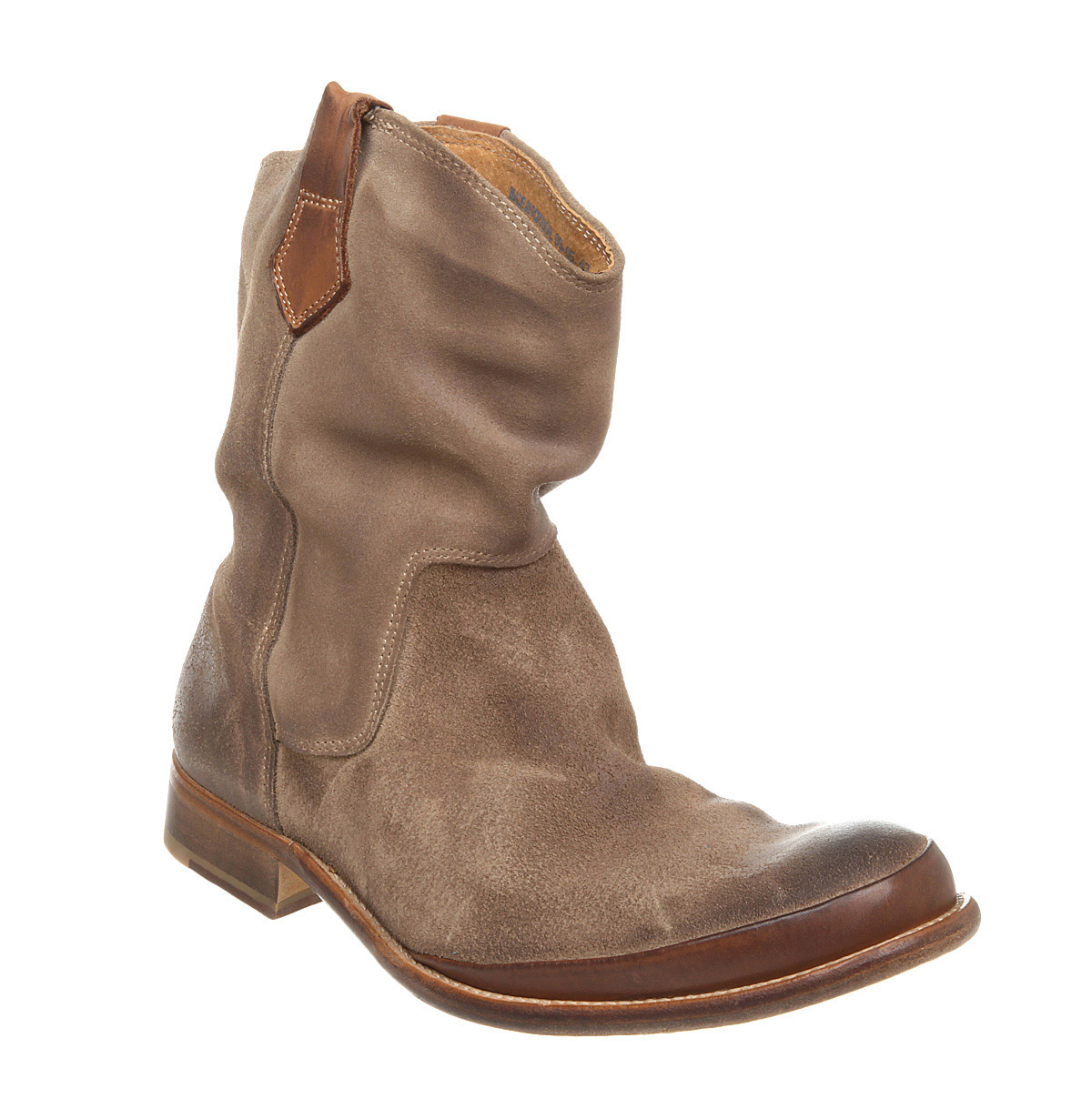 H by Hudson Armada Slouch Boot Tan Suede in Brown for Men - Lyst