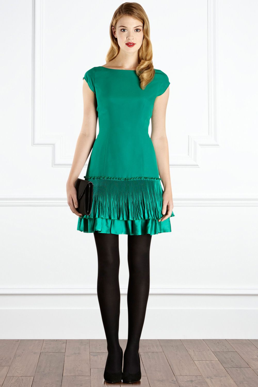 Coast Daltoness Dress in Green Lyst