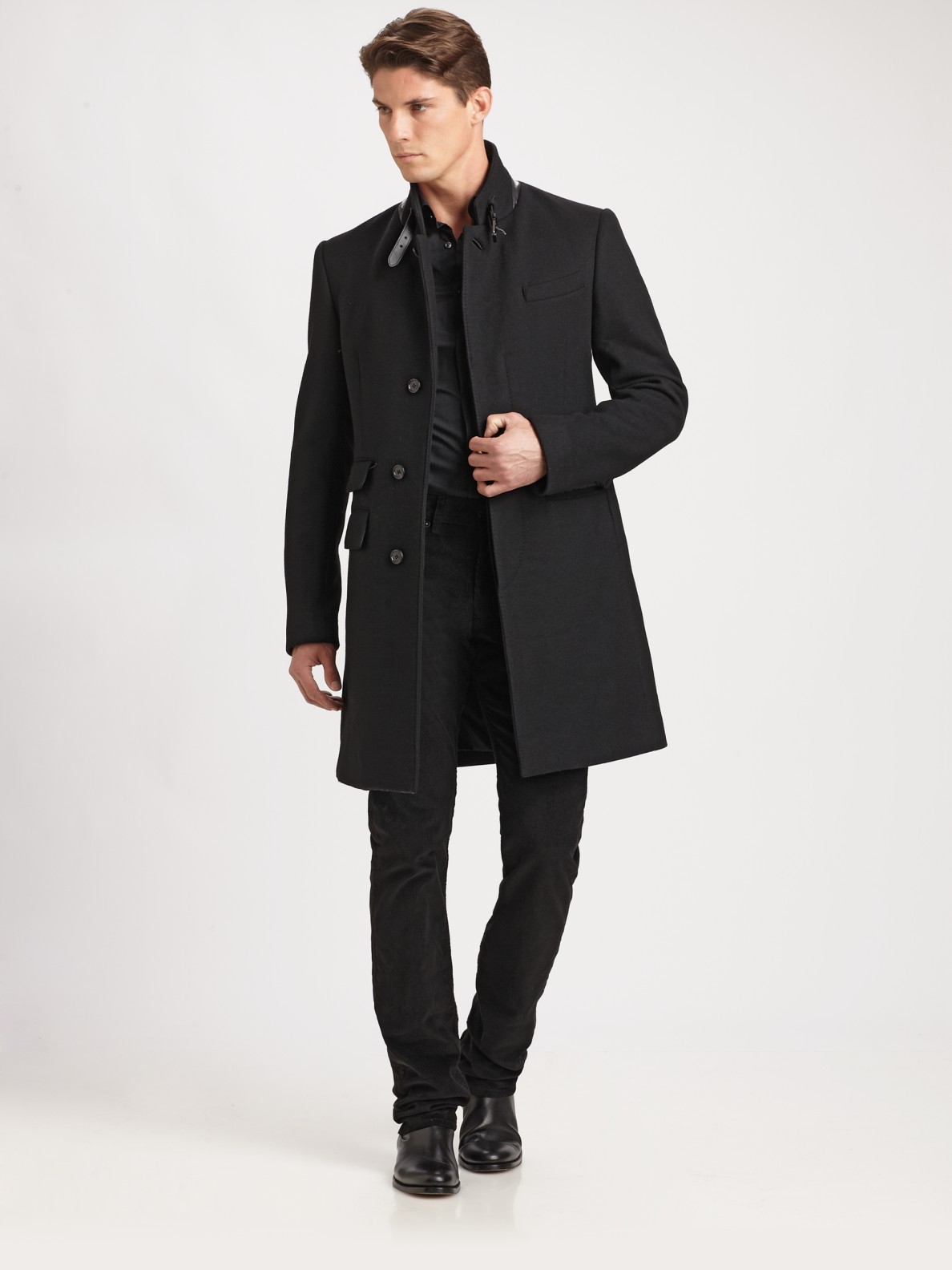 Flannel overcoat Clearance