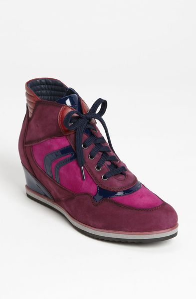 geox illusion 34 wedge sneaker