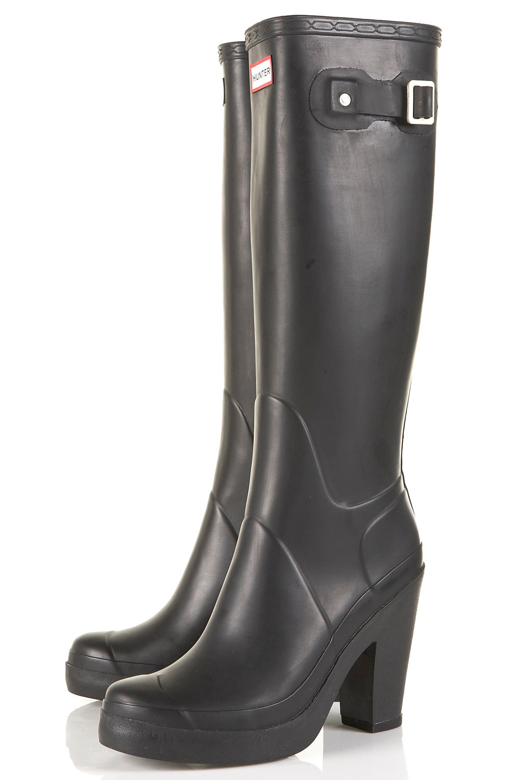 hunter heel wellies