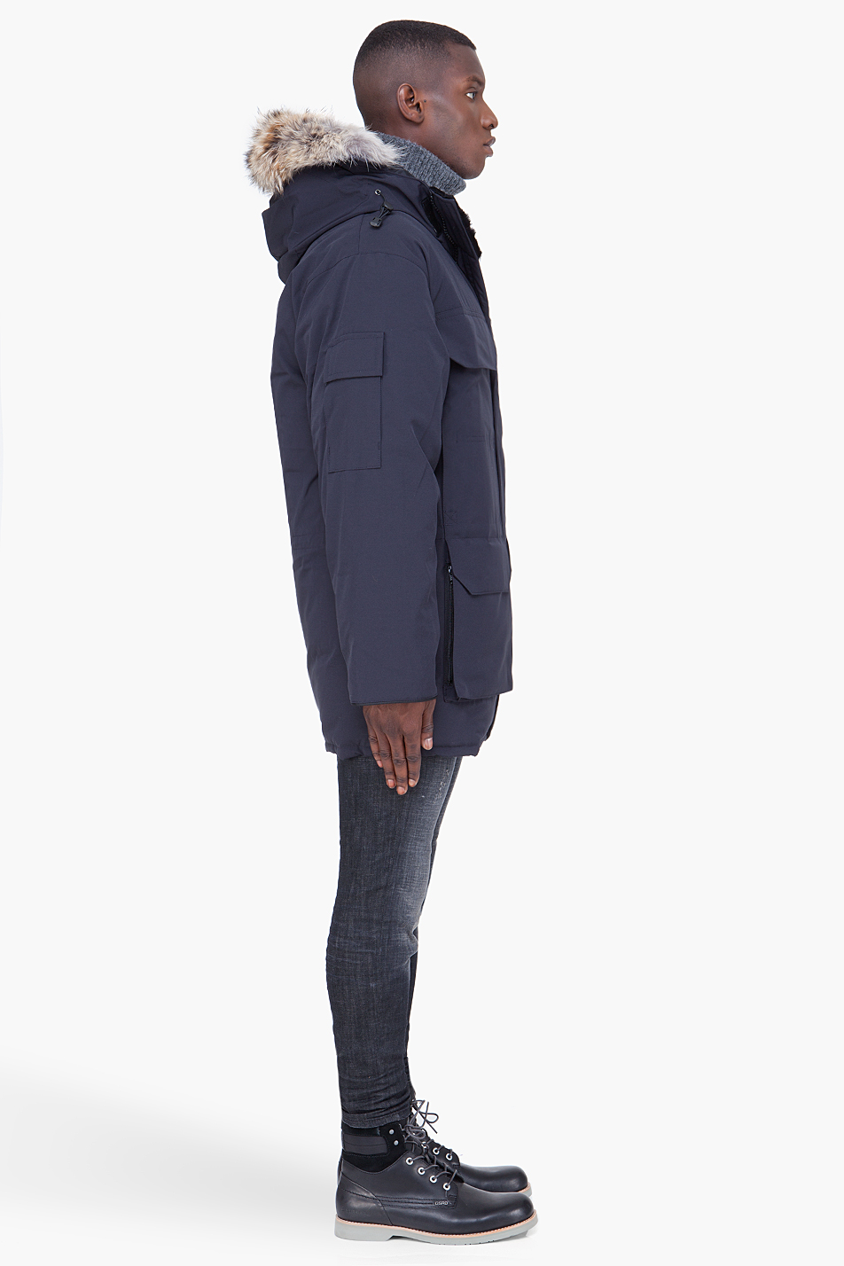 coyote fur hood parka