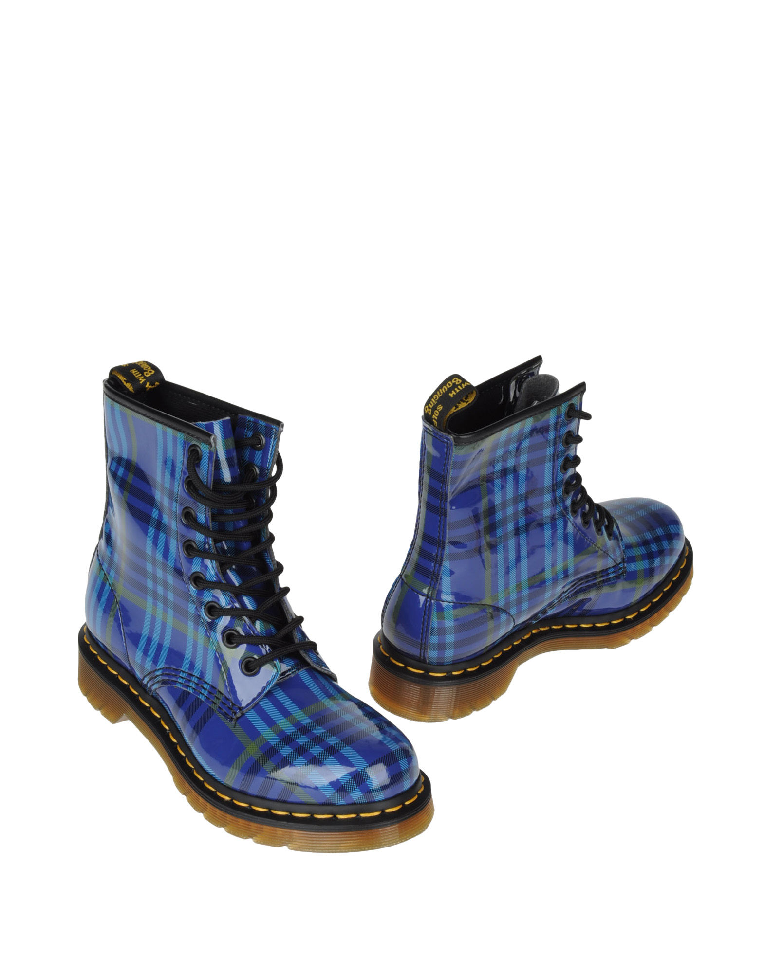 checkered doc martens