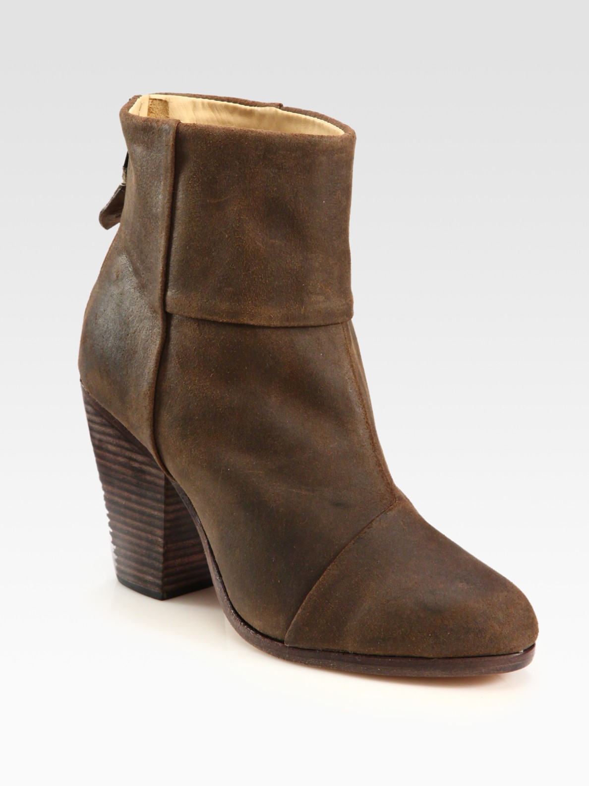 Rag & Bone Classic Newbury Suede Ankle Boots in Brown | Lyst