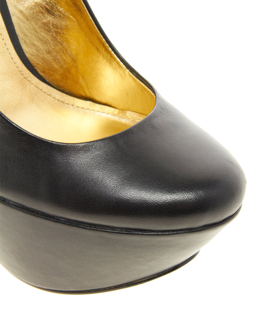 ALDO Katete Ankle Strap Platform Shoes in Black Lyst