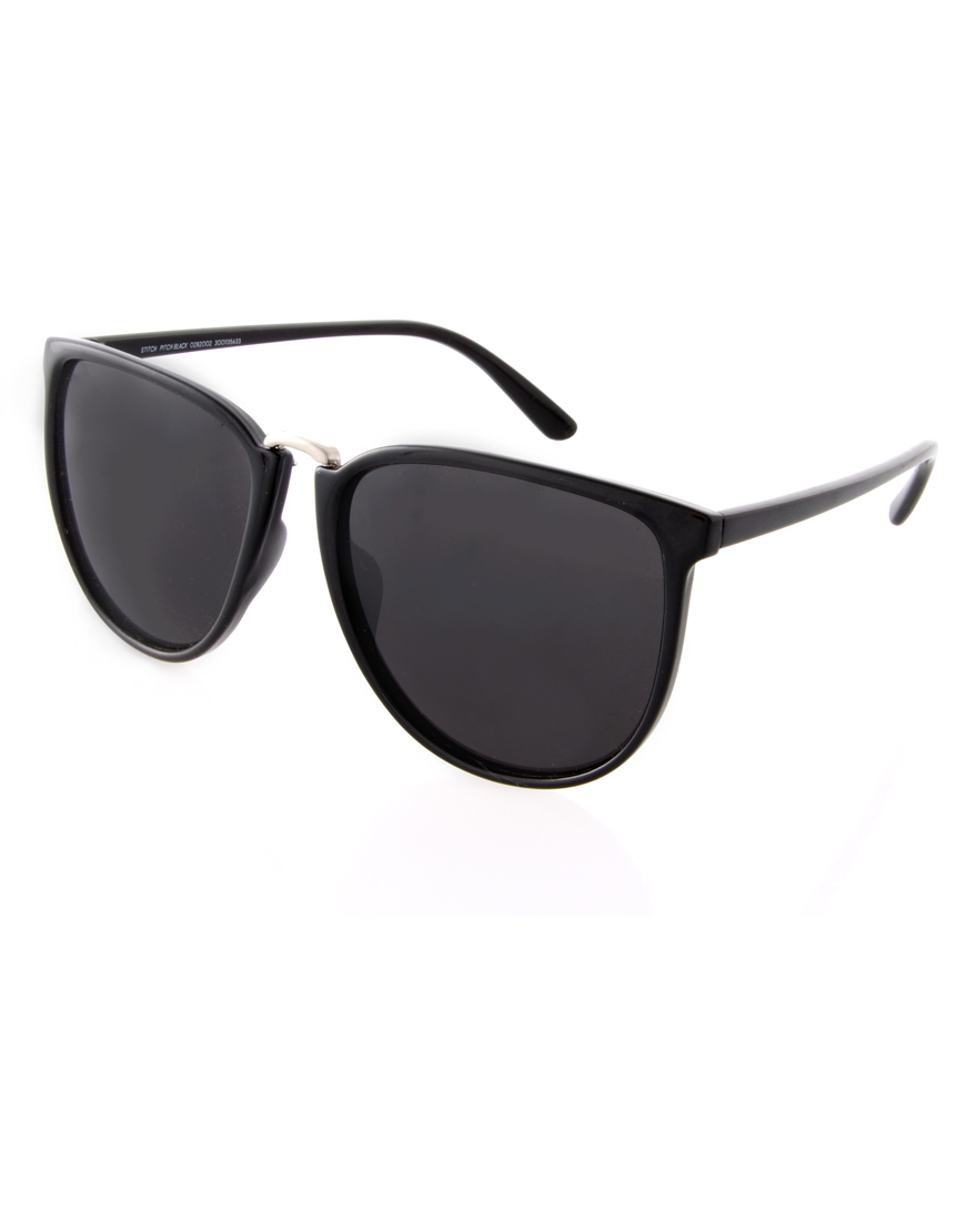 Cheap monday Stitch Sunglasses in Black for Men | Lyst