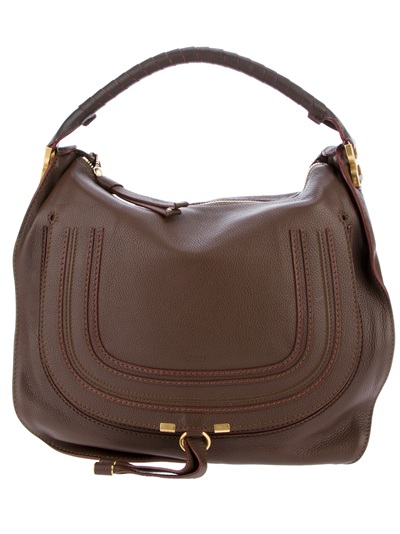 chloe pink handbag - Chlo Marcie Hobo Bag in Brown | Lyst