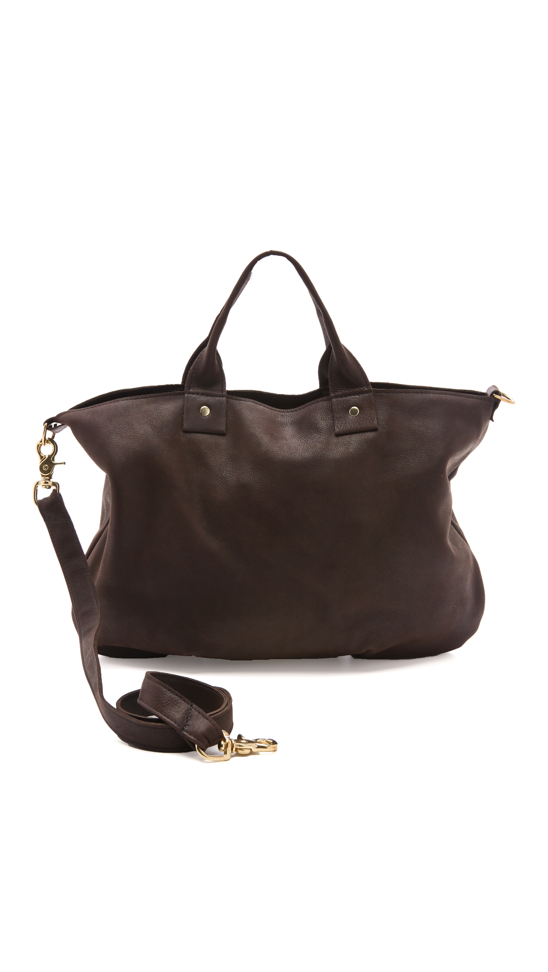 Clare V. Messenger Bag in Black Lyst