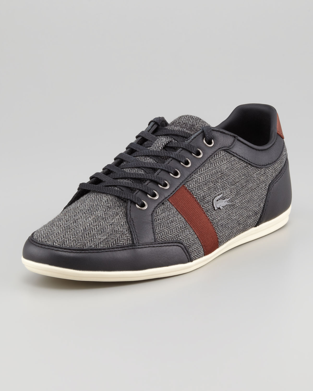 vaughn chambray herringbone sneakers