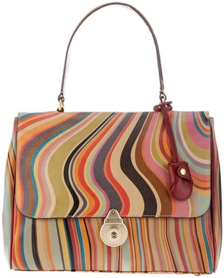 Paul By Paul Smith Striped Bag in Multicolor (multicolour) | Lyst