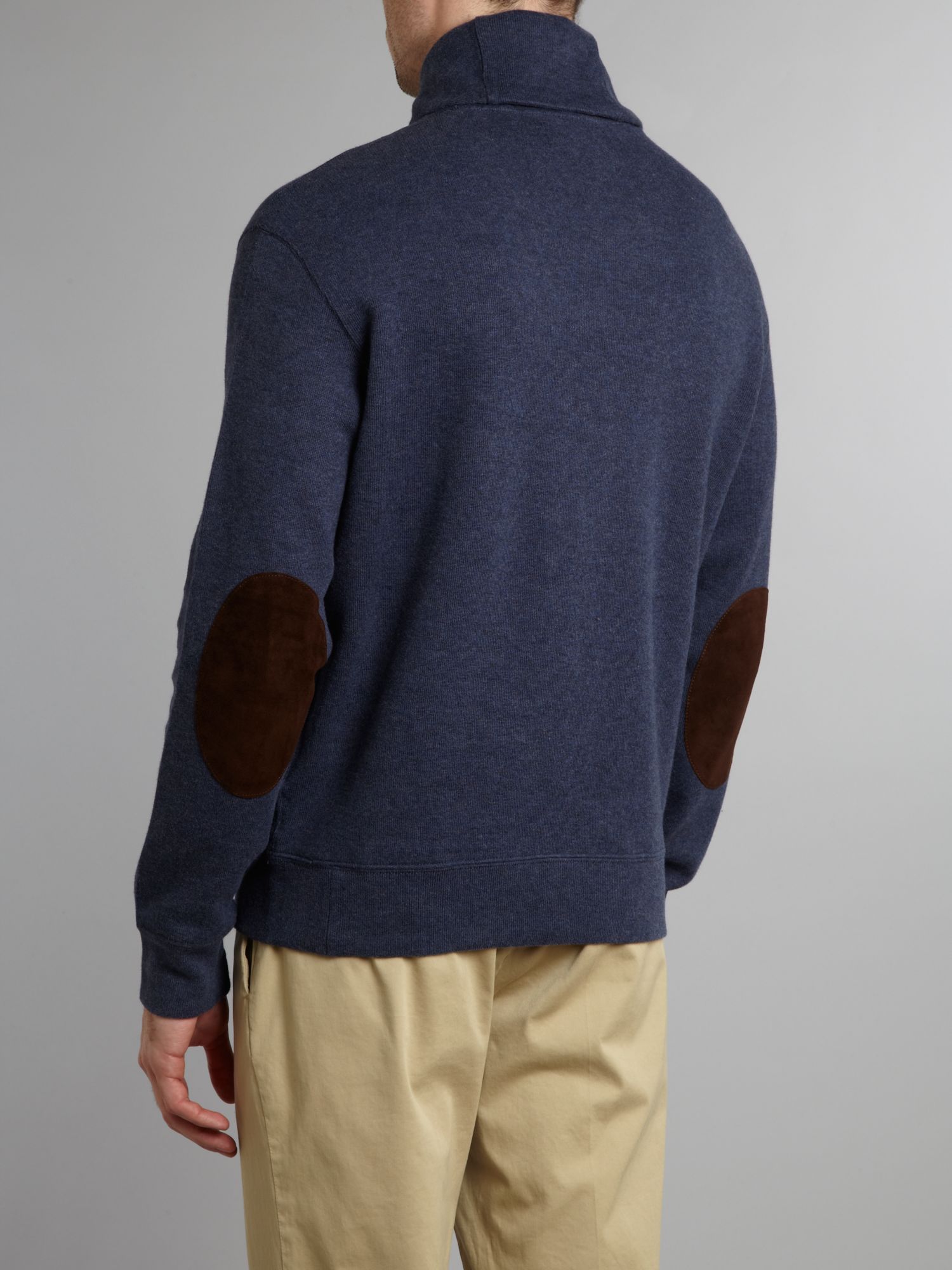 mens ralph lauren shawl collar sweater