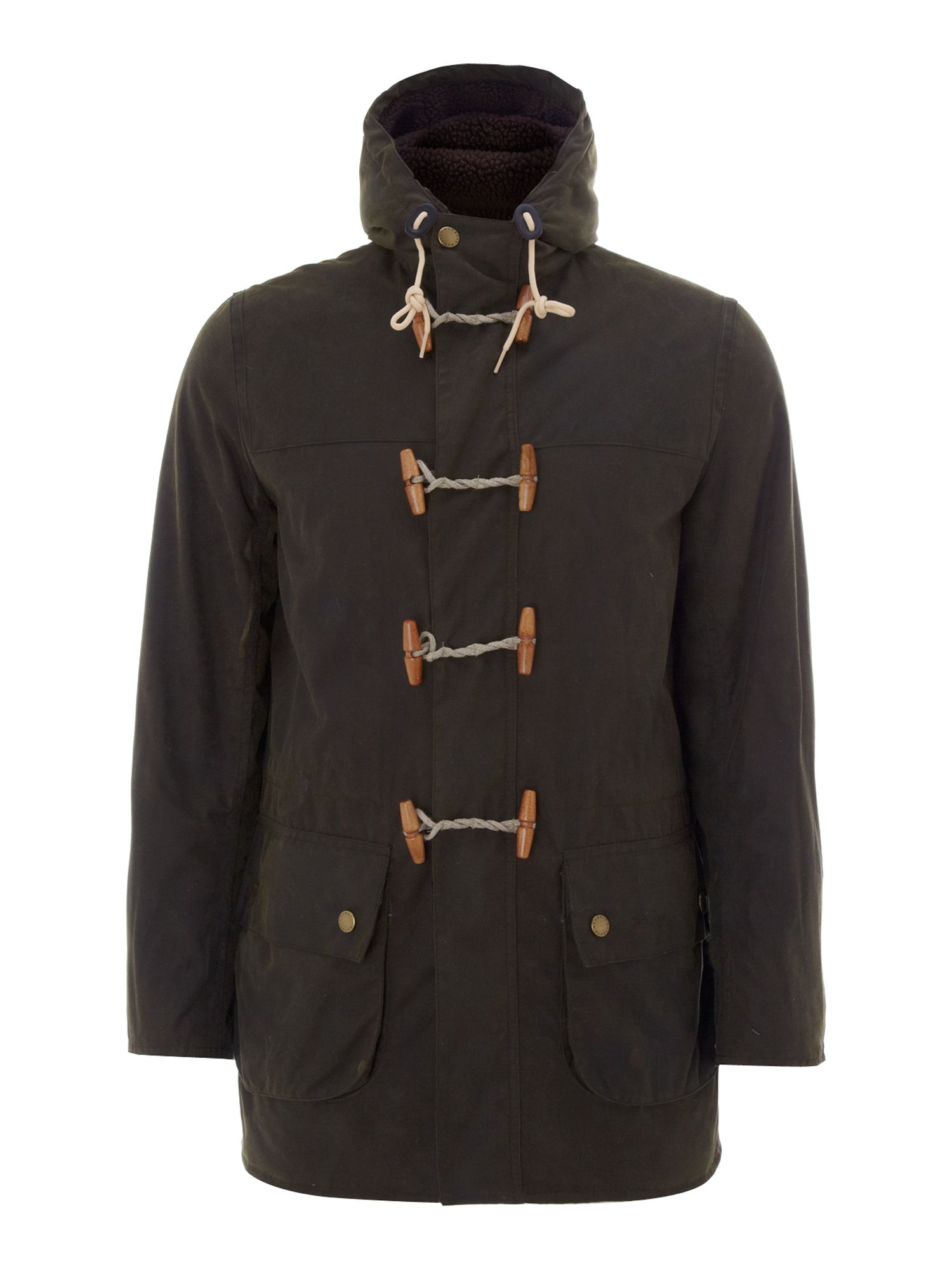Barbour Wax Kirkham Toggle Jacket in Green for Men Lyst