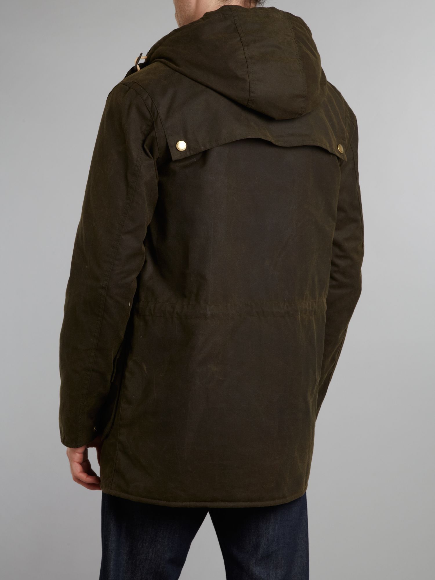 Barbour Wax Kirkham Toggle Jacket in Green for Men Lyst